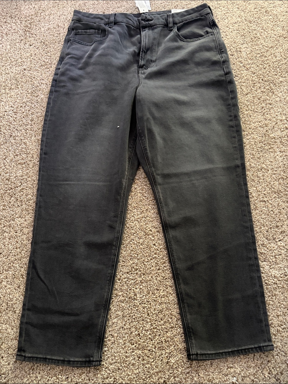 American Eagle Outfitters Straight Leg Jeans - Dark Gray